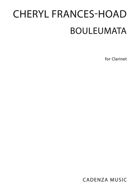 Frances-Hoad Bouleumata Clt Cadenza