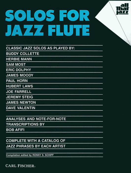 Solos For Jazz Flt Schiff CF