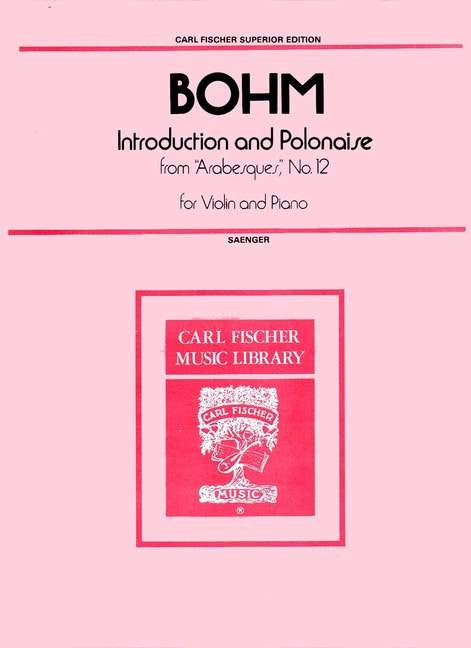 BOHM Introduction and Polonaise Arabesq