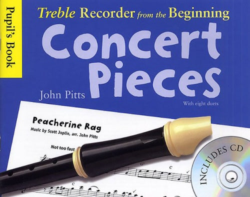 Treble Recorder Concert Pieces Bk/CD