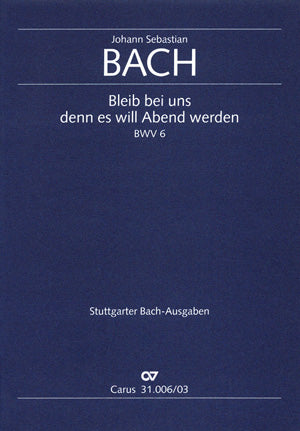 Bach Bleib bei uns BWV6 V/S CV