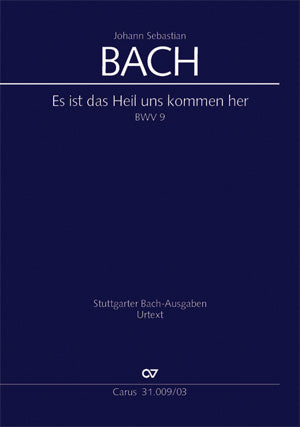 Bach Es Ist Das Heil Uns Kommen Her V/S