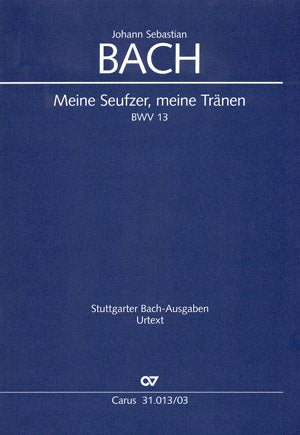 Bach Meine Seufzer Meine Tranen V/S CV