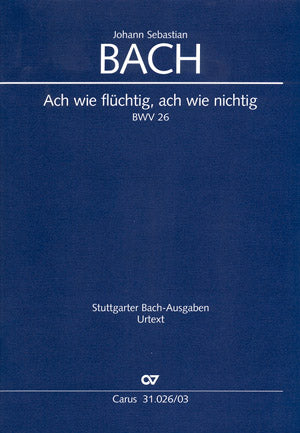 Bach Ach Wie Fluchtig Ach Wie Nichtig V