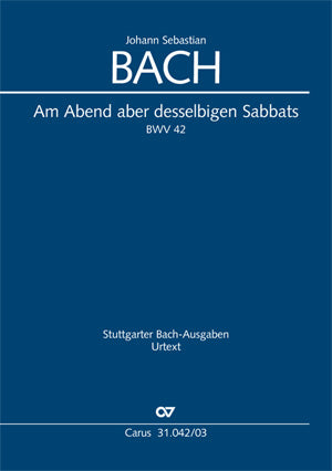 Bach Am Abend Aber Desselbigen V/S CV