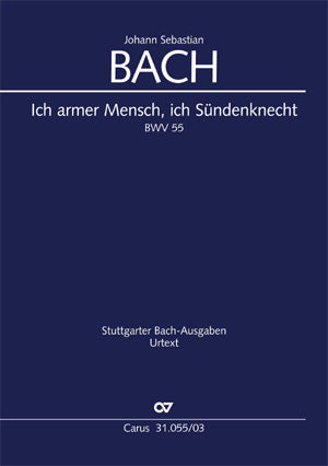 Bach Ich Armer Mensch BWV5 V/S CV