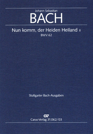 Bach Nun Komm Der Heiden Heiland II V/S