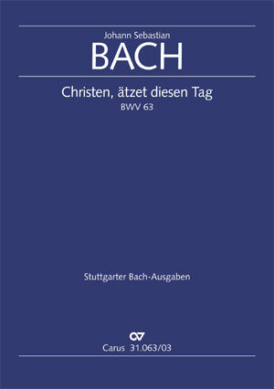 Bach Christen Atzet Diesen Tag V/S CV