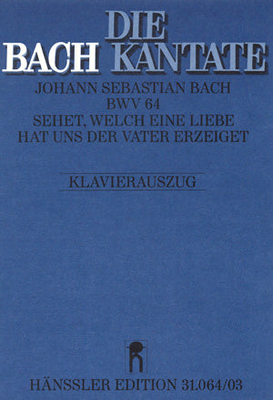 Bach Sehet Welch Eine Liebe V/S CV