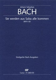 Bach Sie Werden Aus Saba BWV65 V/S CV