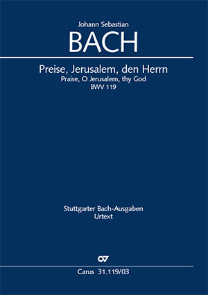 Bach Preise Jeusalem BWV119 V/S CV