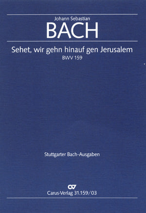 Bach Wir Gehn Hinauf Gen Jerusalem V/S