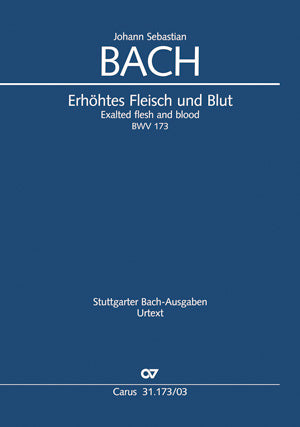 Bach Erhotes Fleisch Und Blut V/S CV