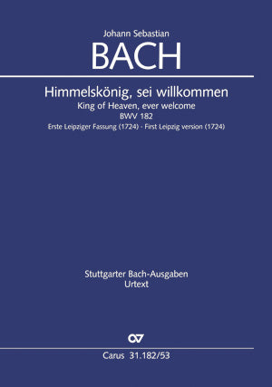 Bach Himmelskonig Gmaj BWV182 V/S CV