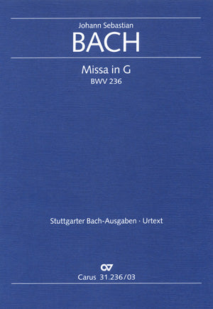 Bach Mass In Gmin BWV236 V/S CV