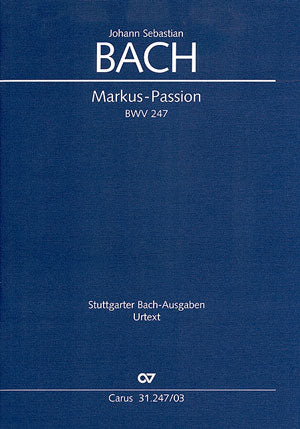 Bach St Mark Passion BWV247 V/S CV