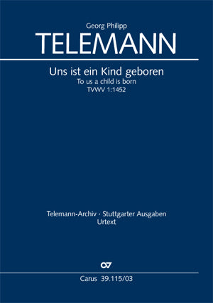 Telemann Uns ist ein Kind geboren V/S C