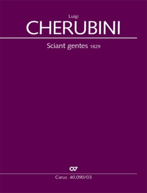 Cherubini Sciant gentes V/S CV