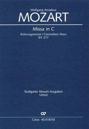 Mozart Mass In Cmin SATB CV