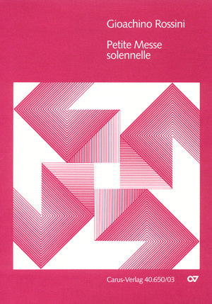 Rossini Petite Messe Solennelle SATB CV
