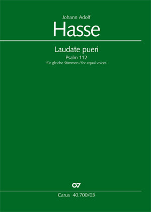 Hasse Laudate pueri Psalm 112 SSAA V/S