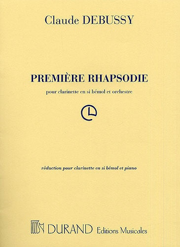 Debussy Premiere Rhapsodie Clt&Pno DUR