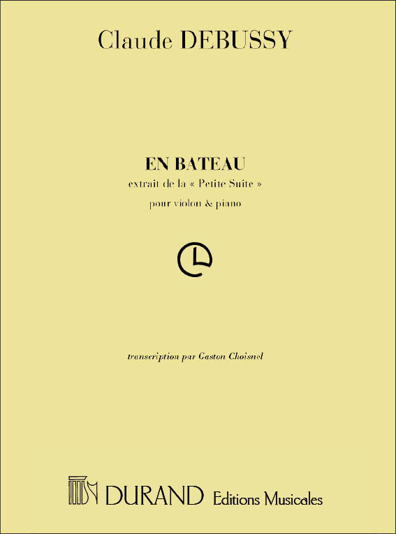 Debussy En Bateau Vln/Pno Durand