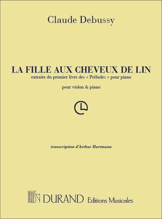 Debussy La Fille aux Cheveux Vln DUR