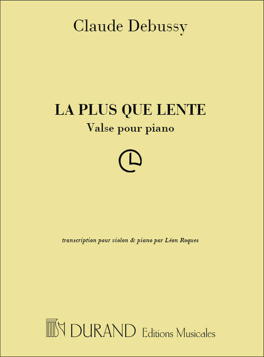Debussy La plus que lente vln&pno