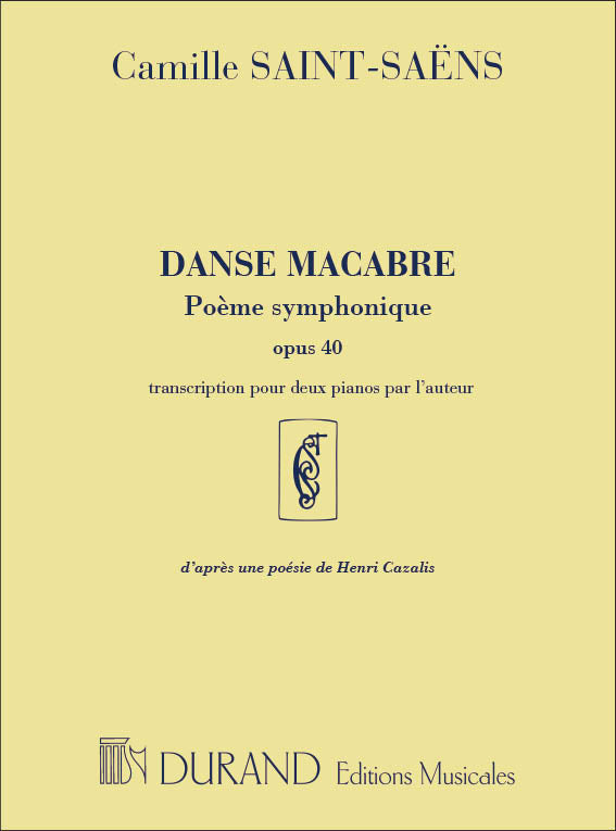 Saint-Saens Danse Macabre Op.40 2 Pnos