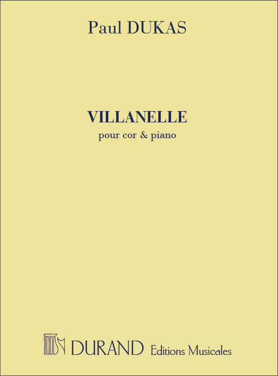 Dukas Villanelle Horn&Pno DUR