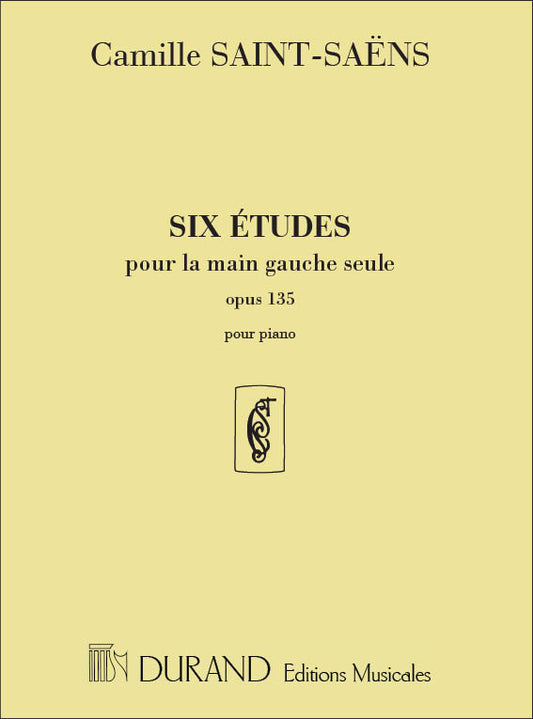 Saint Saens 6 Etudes Main Gauche Op135