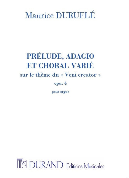 Durufle Prelude Adagio & Choral Varie O