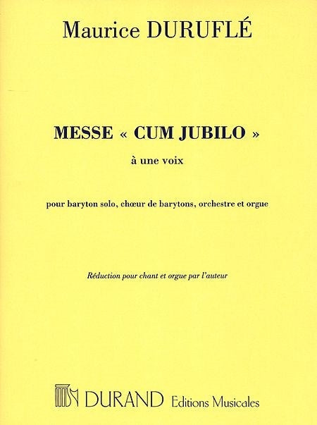 Durufle Messe Cum Jubilo V/S DUR