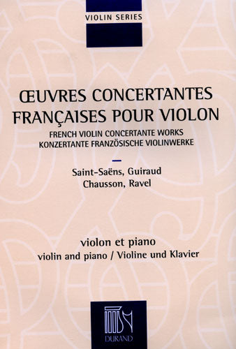 Saint-Saens Guiraud Chausson Ravel Fren