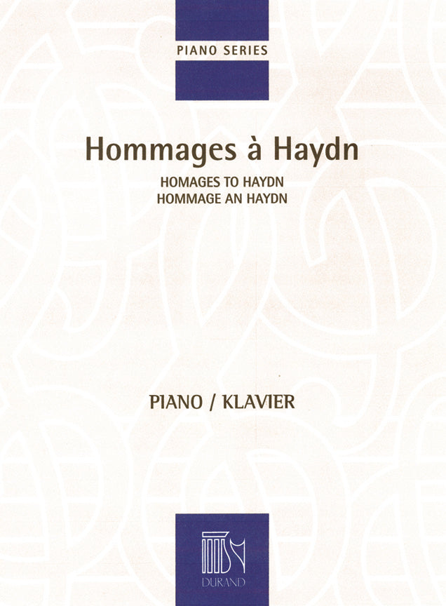 Hommages a Haydn Solo Pno Durand DF1588