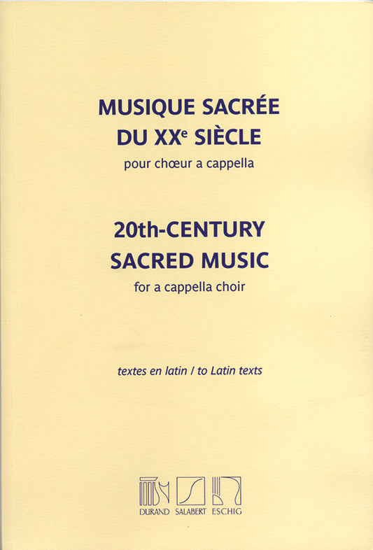 20th Century Sacred Music A Capella Dur