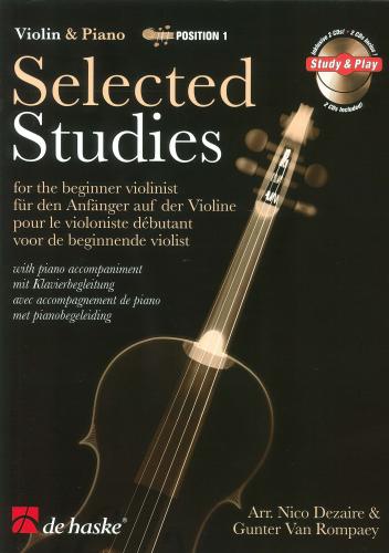 Selected Studies Vln&Pno Pos1 +2CD Deza
