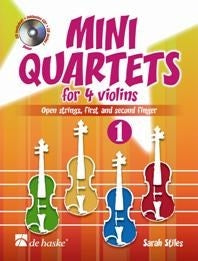 Mini Quartets 1 for 4 Violins +CD DEH S