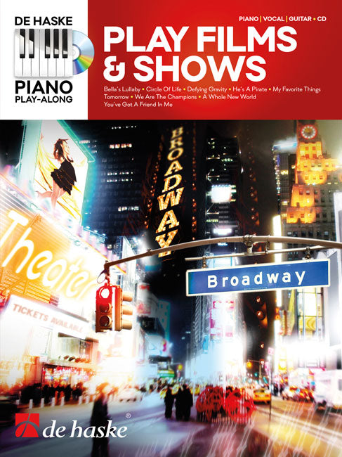 Play Films & Shows Pno Play along+CD DE