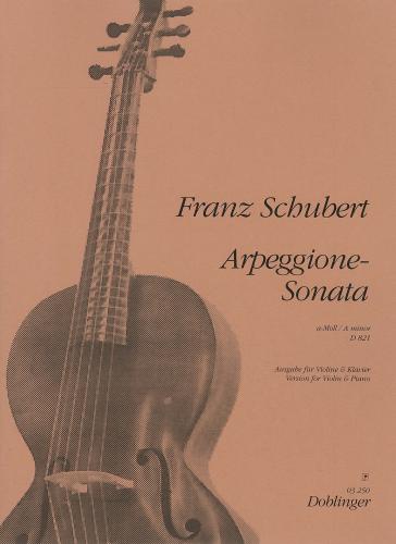 Schubert Arpeggione Sonata Vln Pno DOB