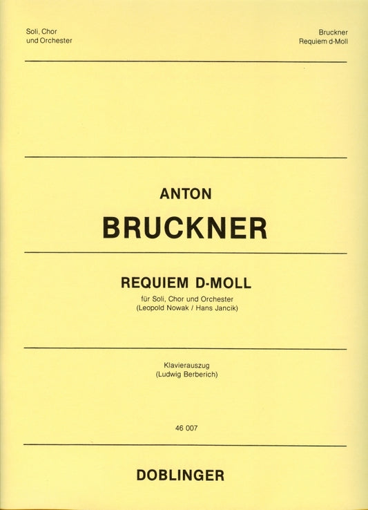 Bruckner Requiem d min V/S DOB 46007