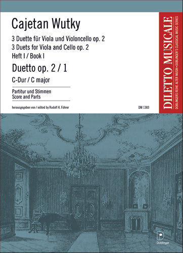 Wutky 3 Duets Vla+Cello in C Op2 DM