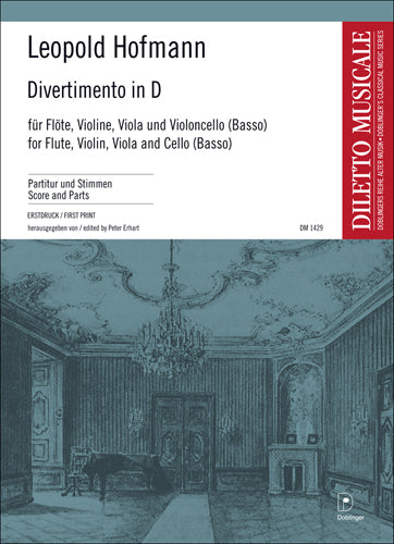 Hofmann Divertimento in D Flt Vln Vla V