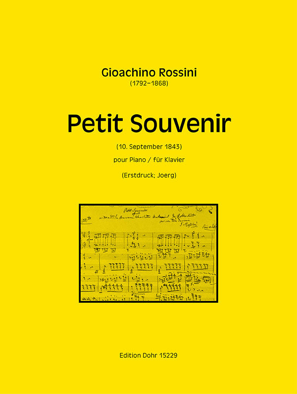 Rossini Petit Souvenir Pno DOHR