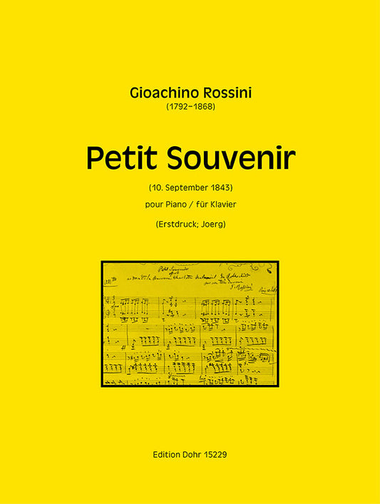 Rossini Petit Souvenir Pno DOHR