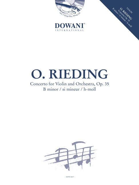 Rieding Concerto vln/orch Op35 Bmin DOW