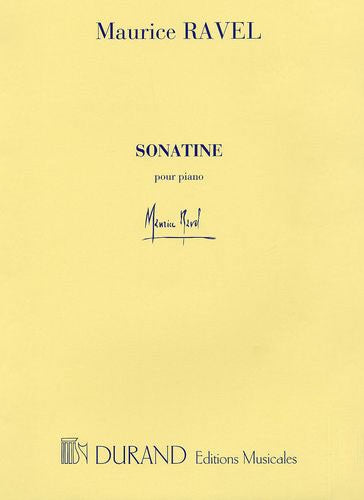 Ravel Sonatine Pno DUR DEH
