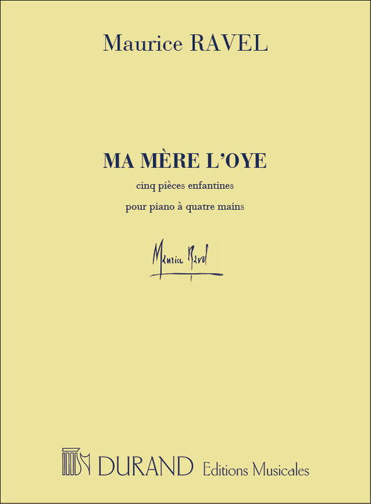 Ravel Ma Mere lOye Pno Duet DUR