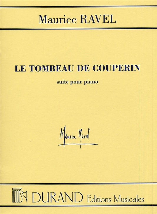 Ravel Le Tombeau de Couperin Pno Durand